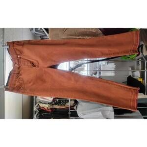 NEW SLIMSATION BY MULTIPLES women's sophia pull on ankle pants in caramel